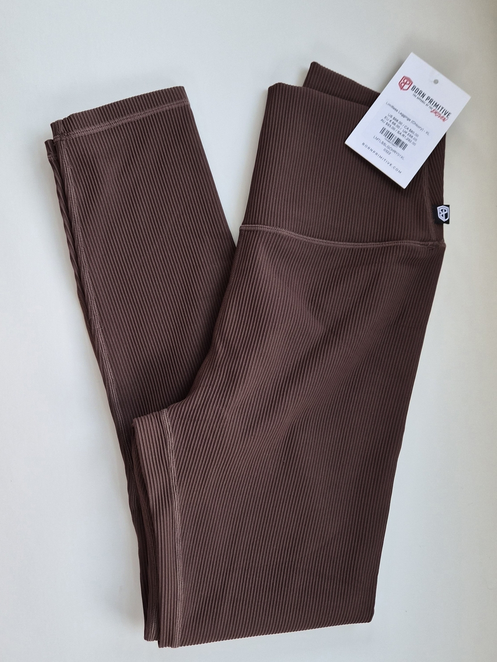 Born Primitive Ribbed Limitless Leggings in Chicory - XL
